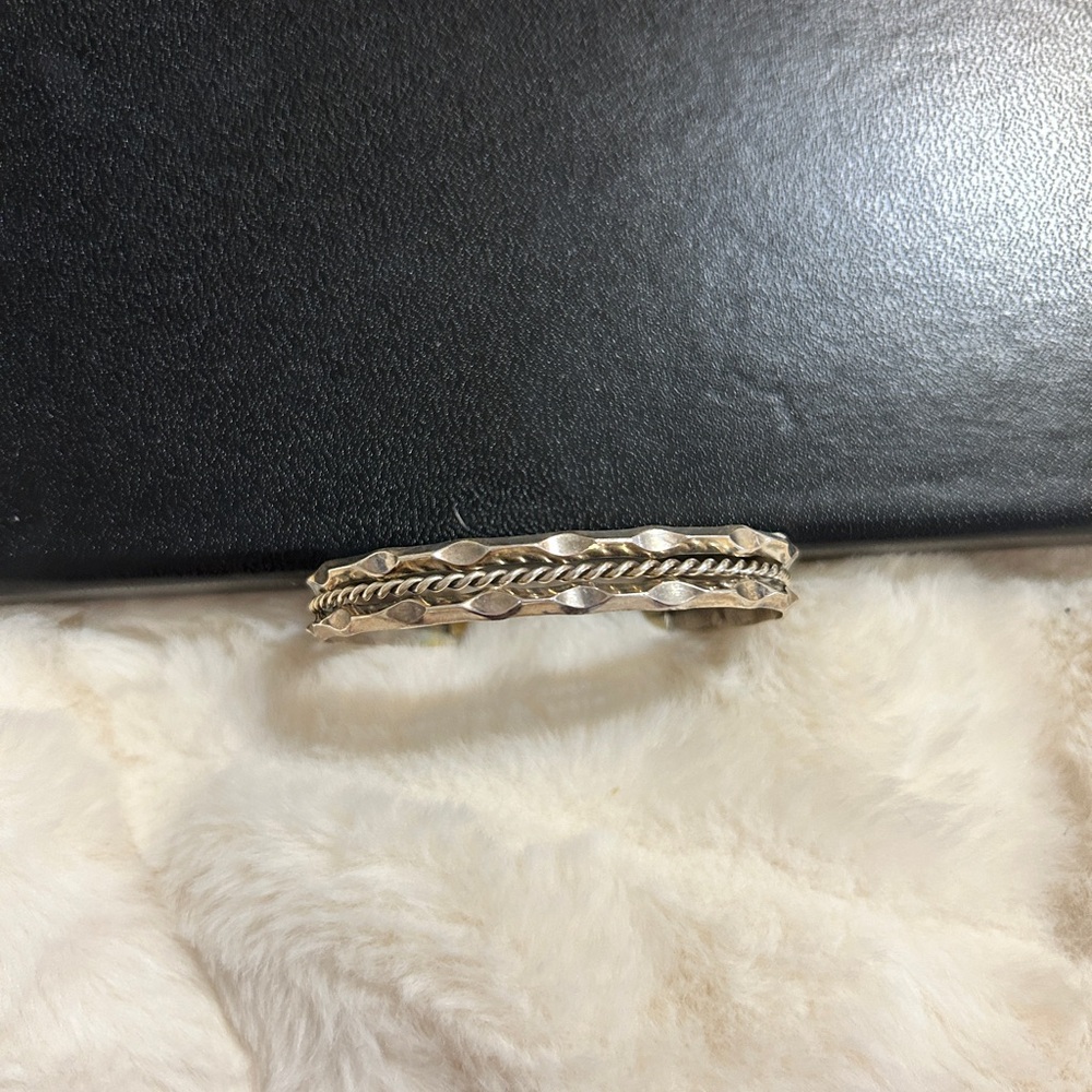 THREE Navajo Native American Cuff Bracelets - Picture 6 of 13